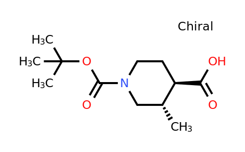 CAS 1414958-09-0 | trans-1-N-Boc-3-methyl-piperidine-4-carboxylic acid