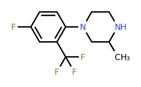 CAS 1414958-10-3 | 1-(4-Fluoro-2-trifluoromethyl-phenyl)-3-methylpiperazine