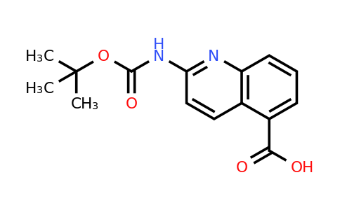 CAS 1414958-35-2 | 2-tert-Butoxycarbonylamino-quinoline-5-carboxylic acid
