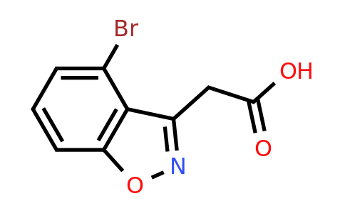 CAS 1414958-42-1 | (4-Bromo-benzo[d]isoxazol-3-yl)-acetic acid