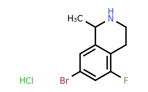 CAS 1414958-49-8 | 7-Bromo-5-fluoro-1-methyl-1,2,3,4-tetrahydro-isoquinoline hydrochloride