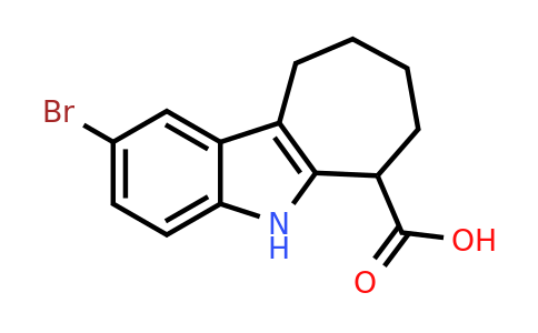 CAS 1414958-83-0 | 2-Bromo-5,6,7,8,9,10-hexahydro-cyclohepta[b]indole-6-carboxylic acid