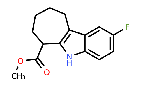 CAS 1414958-94-3 | 2-Fluoro-5,6,7,8,9,10-hexahydro-cyclohepta[b]indole-6-carboxylic acid methyl ester