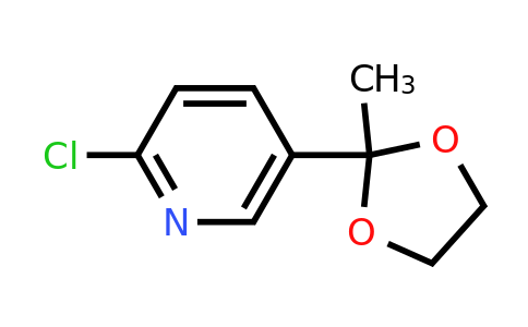 CAS 1414959-09-3 | 2-Chloro-5-(2-methyl-[1,3]dioxolan-2-yl)-pyridine