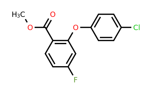 CAS 1414959-12-8 | 2-(4-Chloro-phenoxy)-4-fluoro-benzoic acid methyl ester