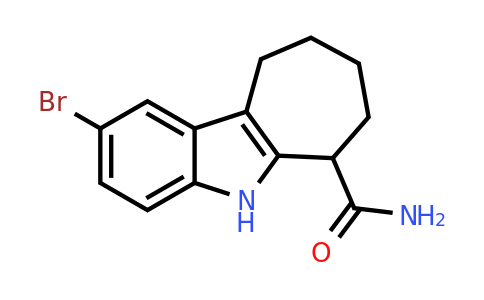 CAS 1414959-13-9 | 2-Bromo-5,6,7,8,9,10-hexahydro-cyclohepta[b]indole-6-carboxylic acid amide
