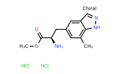 CAS 1414976-14-9 | methyl (2R)-2-amino-3-(7-methyl-1H-indazol-5-yl)propanoate;dihydrochloride