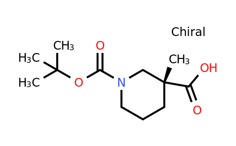 CAS 1415018-76-6 | (3R)-1-[(tert-butoxy)carbonyl]-3-methylpiperidine-3-carboxylic acid