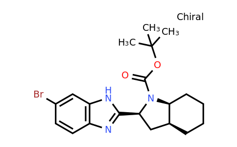 CAS 1415120-52-3 | tert-butyl (2S,3aS,7aS)-2-(6-bromo-1H-1,3-benzodiazol-2-yl)-octahydro-1H-indole-1-carboxylate