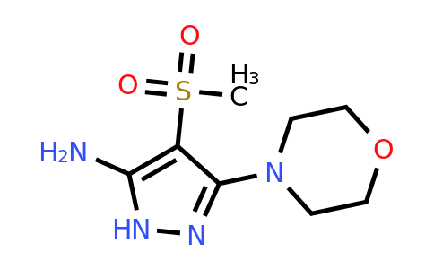 CAS 1415138-74-7 | 4-methanesulfonyl-3-(morpholin-4-yl)-1H-pyrazol-5-amine