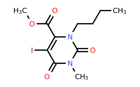 CAS 1415309-32-8 | Methyl 3-butyl-5-iodo-1-methyl-2,6-dioxo-1,2,3,6-tetrahydropyrimidine-4-carboxylate