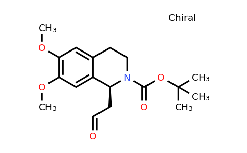 CAS 1415385-76-0 | (S)-tert-Butyl 6,7-dimethoxy-1-(2-oxoethyl)-3,4-dihydroisoquinoline-2(1H)-carboxylate