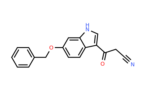 CAS 1415393-24-6 | 3-(6-(benzyloxy)-1H-indol-3-yl)-3-oxopropanenitrile