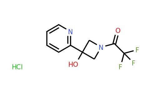 CAS 1415560-00-7 | 2,2,2-Trifluoro-1-(3-hydroxy-3-(pyridin-2-yl)azetidin-1-yl)ethan-1-one hydrochloride