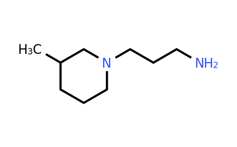 CAS 14156-91-3 | 3-(3-Methylpiperidin-1-yl)propan-1-amine