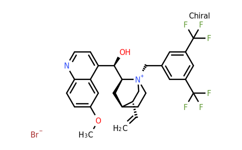 CAS 1415666-63-5 | (1S,2S,4S,8R)-1-(3,5-Bis(trifluoromethyl)benzyl)-2-((R)-hydroxy(6-methoxyquinolin-4-yl)methyl)-8-vinyl-1-azoniabicyclo[2.2.2]octane bromide