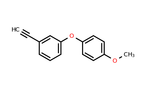 CAS 141580-94-1 | 1-Ethynyl-3-(4-methoxyphenoxy)benzene