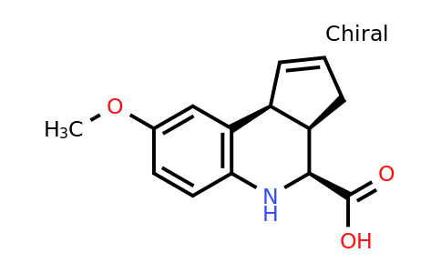 CAS 1415811-63-0 | (3aR,4S,9bS)-8-Methoxy-3a,4,5,9b-tetrahydro-3H-cyclopenta[c]quinoline-4-carboxylic acid