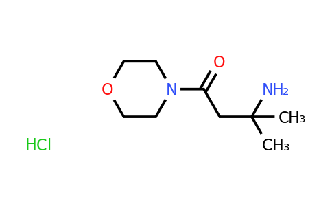 CAS 1415898-61-1 | 3-Amino-3-methyl-1-morpholinobutan-1-one hydrochloride