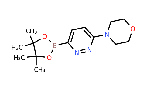 CAS 1416049-14-3 | 4-(6-(4,4,5,5-Tetramethyl-1,3,2-dioxaborolan-2-YL)pyridazin-3-YL)morpholine