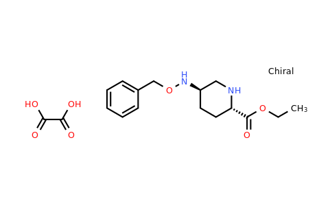 CAS 1416134-48-9 | ethyl (2S,5R)-5-[(benzyloxy)amino]piperidine-2-carboxylate; oxalic acid
