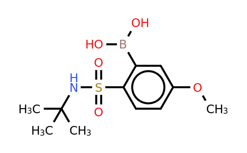 CAS 1416166-92-1 | 2-(N-Tert-butylsulfamoyl)-5-methoxyphenylboronic acid