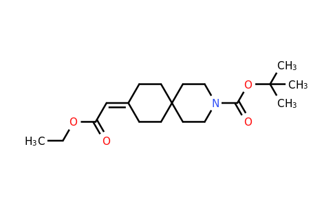CAS 1416176-18-5 | tert-butyl 9-(2-ethoxy-2-oxo-ethylidene)-3-azaspiro[5.5]undecane-3-carboxylate