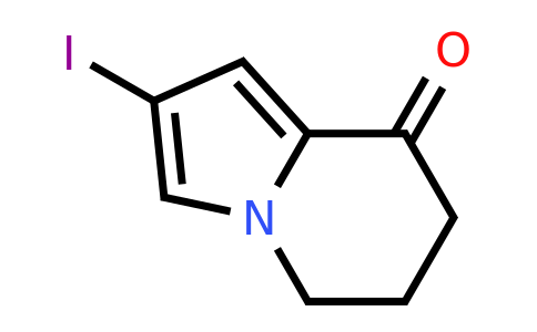 CAS 1416221-39-0 | 2-iodo-6,7-dihydro-5H-indolizin-8-one