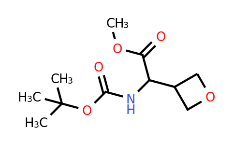 methyl 2-{[(tert-butoxy)carbonyl]amino}-2-(oxetan-3-yl)acetate