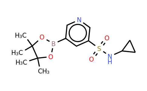 CAS 1416337-90-0 | N-cyclopropyl-5-(4,4,5,5-tetramethyl-1,3,2-dioxaborolan-2-YL)pyridine-3-sulfonamide