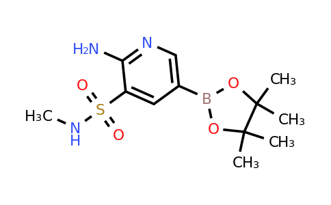CAS 1416337-96-6 | 2-Amino-N-methyl-5-(4,4,5,5-tetramethyl-1,3,2-dioxaborolan-2-YL)pyridine-3-sulfonamide