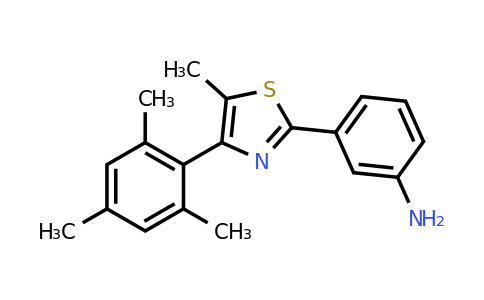 CAS 1416338-74-3 | 3-(4-Mesityl-5-methylthiazol-2-yl)aniline