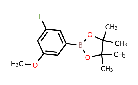 CAS 1416367-00-4 | 2-(3-Fluoro-5-methoxyphenyl)-4,4,5,5-tetramethyl-1,3,2-dioxaborolane