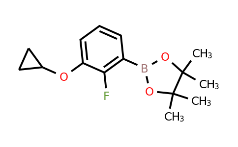 CAS 1416367-15-1 | 2-(3-Cyclopropoxy-2-fluorophenyl)-4,4,5,5-tetramethyl-1,3,2-dioxaborolane