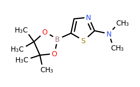 CAS 1416367-38-8 | 2-(Dimethylamino)thiazole-5-boronic acid pinacol ester