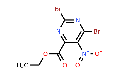 CAS 1416372-14-9 | Ethyl 2,6-dibromo-5-nitropyrimidine-4-carboxylate