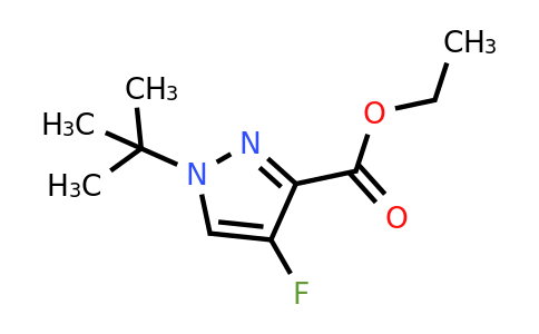 CAS 1416372-82-1 | ethyl 1-tert-butyl-4-fluoro-1H-pyrazole-3-carboxylate