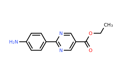 CAS 1416438-26-0 | Ethyl 2-(4-aminophenyl)pyrimidine-5-carboxylate