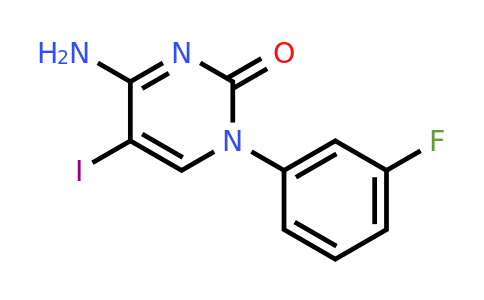 CAS 1416438-34-0 | 4-Amino-1-(3-fluorophenyl)-5-iodopyrimidin-2(1H)-one
