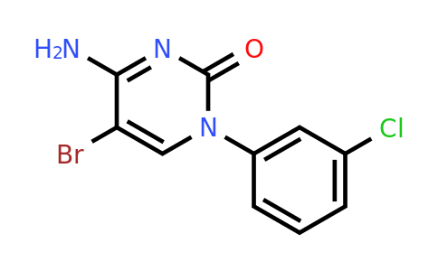 CAS 1416438-58-8 | 4-Amino-5-bromo-1-(3-chlorophenyl)pyrimidin-2(1H)-one