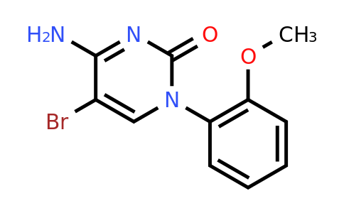 CAS 1416438-79-3 | 4-Amino-5-bromo-1-(2-methoxyphenyl)pyrimidin-2(1H)-one