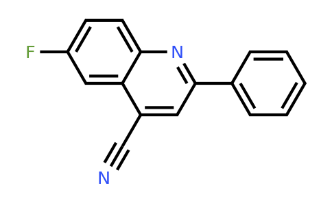 CAS 1416438-82-8 | 6-Fluoro-2-phenylquinoline-4-carbonitrile