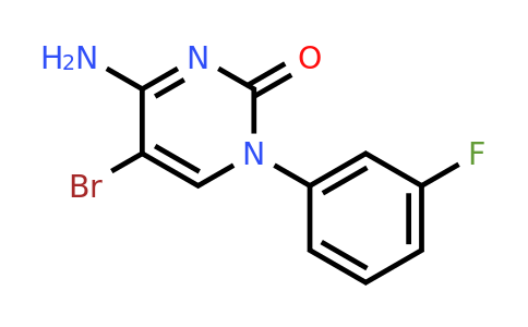 CAS 1416439-25-2 | 4-Amino-5-bromo-1-(3-fluorophenyl)pyrimidin-2(1H)-one