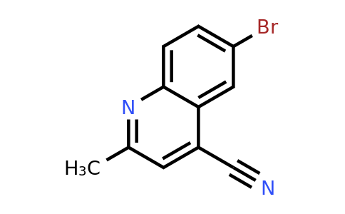 CAS 1416439-30-9 | 6-Bromo-2-methylquinoline-4-carbonitrile