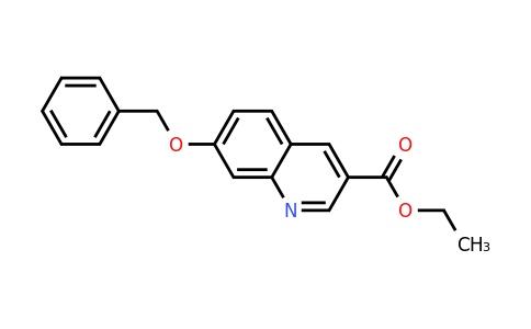 CAS 1416439-51-4 | Ethyl 7-(benzyloxy)quinoline-3-carboxylate