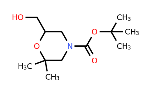 CAS 1416439-68-3 | tert-butyl 6-(hydroxymethyl)-2,2-dimethylmorpholine-4-carboxylate