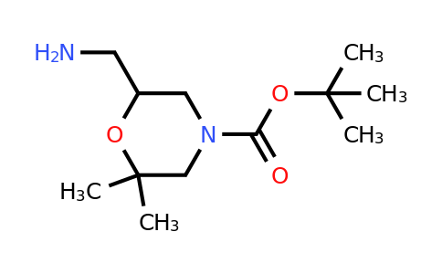 CAS 1416440-07-7 | tert-butyl 6-(aminomethyl)-2,2-dimethylmorpholine-4-carboxylate