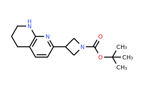 CAS 1416440-24-8 | tert-Butyl 3-(5,6,7,8-tetrahydro-1,8-naphthyridin-2-yl)azetidine-1-carboxylate