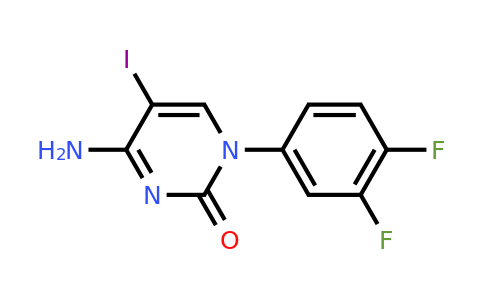 CAS 1416440-50-0 | 4-Amino-1-(3,4-difluorophenyl)-5-iodopyrimidin-2(1H)-one
