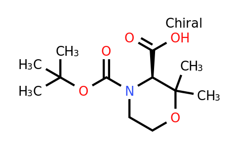 CAS 1416444-90-0 | (R)-4-(tert-Butoxycarbonyl)-2,2-dimethylmorpholine-3-carboxylic acid